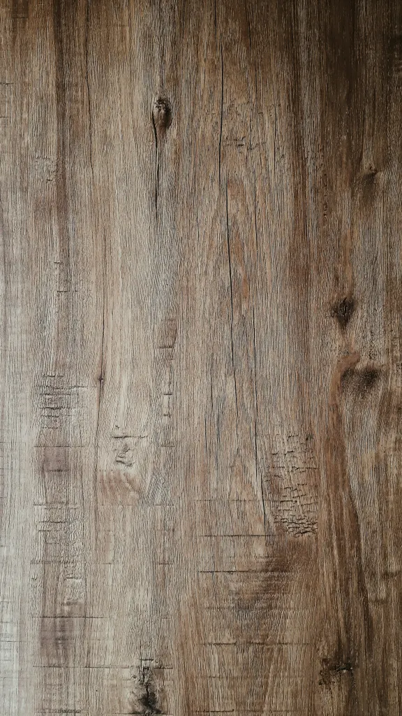 Natural oiled oak, close up